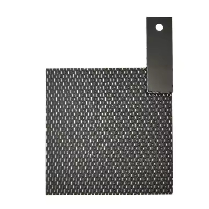 Titanium anode for electrodialysis to remove acid water